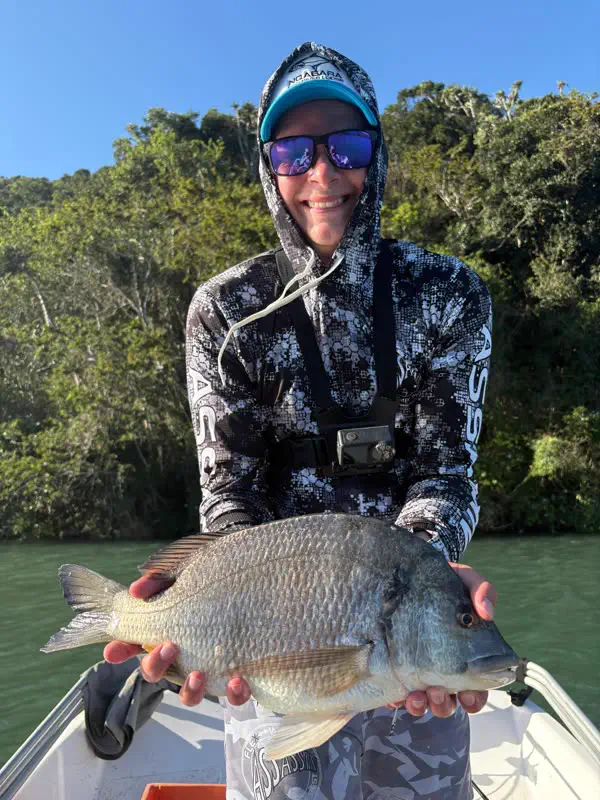 Boat fishing on the river