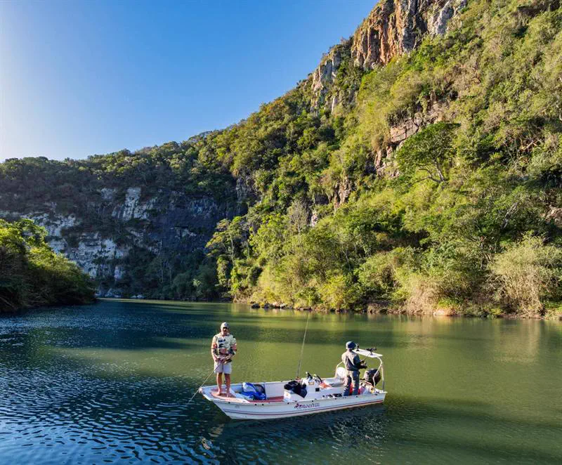 Fishing from the boat