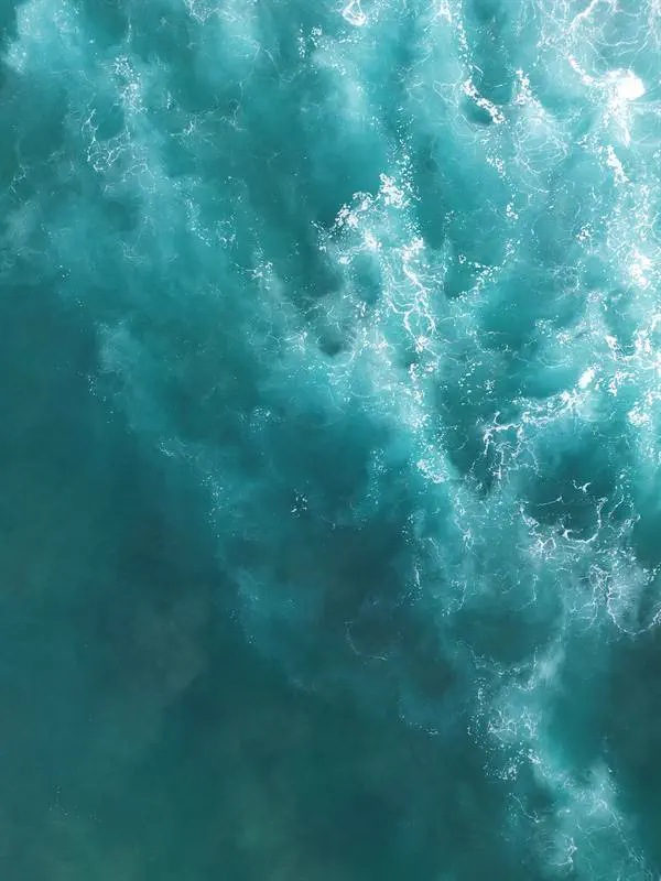 The Indian Ocean from above